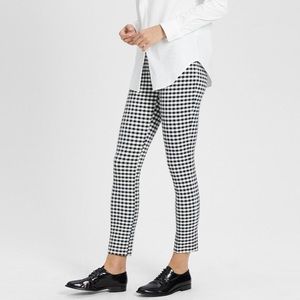 Theory gingham skinny pants
